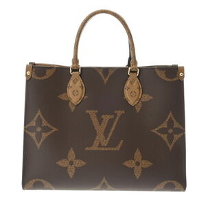 Louis Vuitton Monogram Reverse On the Go Brown Canvas Handbag